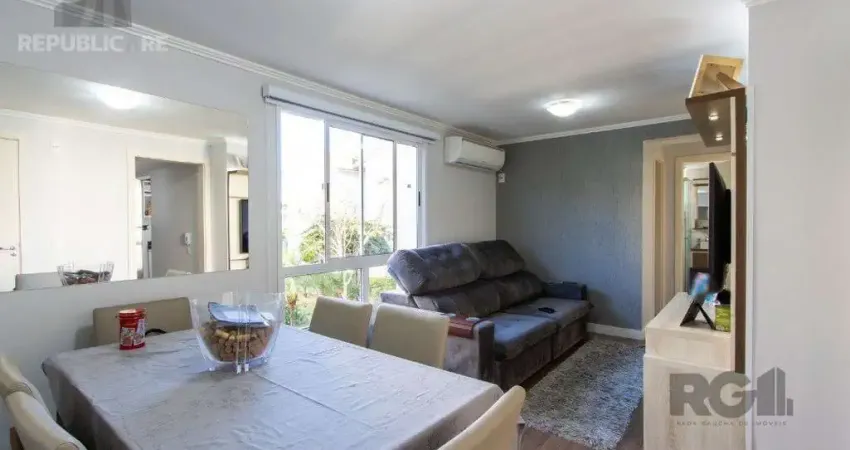 Apartamento à venda no bairro Hípica com 56 m² e 3 dormitórios/quartos disponíveis.