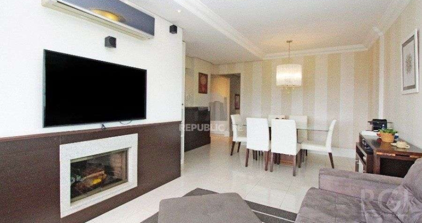 Apartamento para Venda  -  2 dormitórios,  1 suite,  andar alto,  LAREIRA, CHURR