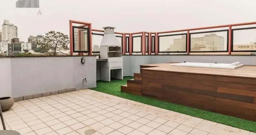 Cobertura à venda no bairro moinhos de vento, 82m² e 1 dormitório/quartos disponíveis.