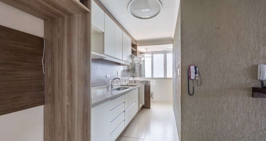 Apartamento para Venda - 79.45m², 3 dormitórios, 1 vaga - Cristal