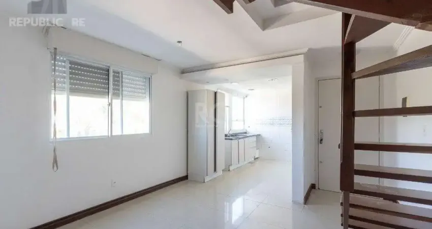 Apartamento cobertura à venda no bairro camaquã, 79 m² com 2 dormitórios/quartos.