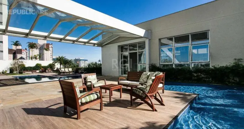 Apartamento à venda no bairro petrópolis com 45 m² e 1 dormitório/quarto.