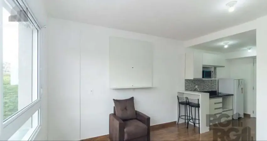 Apartamento à venda no bairro partenon com 27 m² e 1 dormitório/quarto.