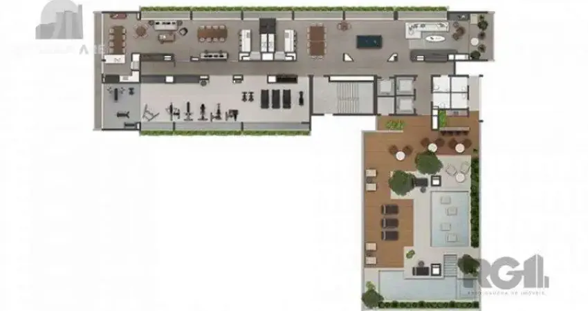 Apartamento à venda no bairro rio branco com 39 m² e 1 dormitório/quarto disponível.