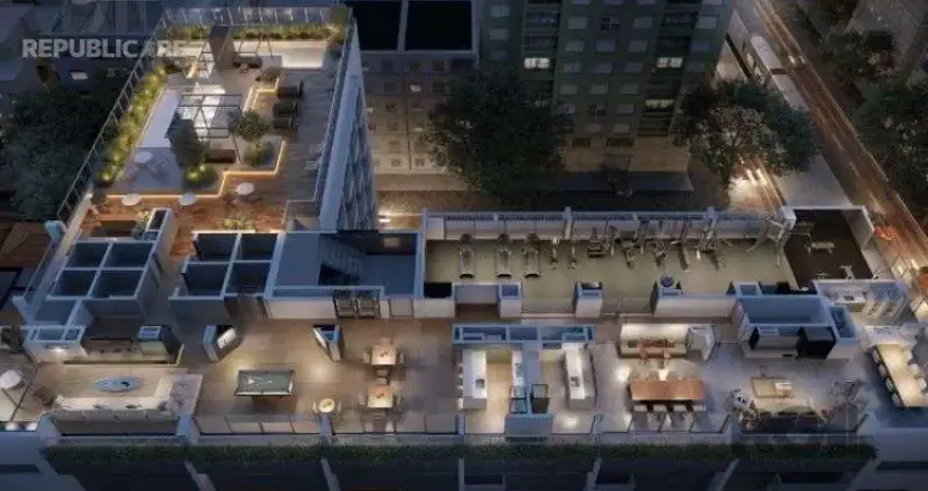 Apartamento à venda no bairro rio branco com 34 m² e 1 dormitório/quarto.