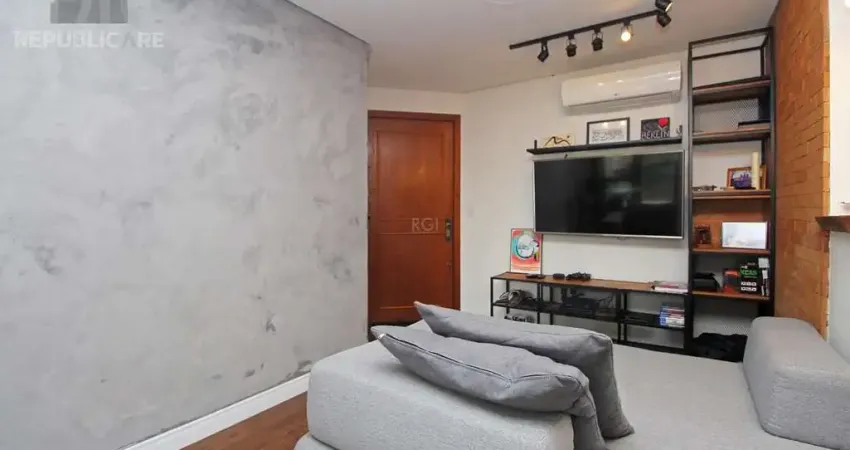 Apartamento à venda no bairro petrópolis com 47m² e 1 dormitório/quarto disponível.