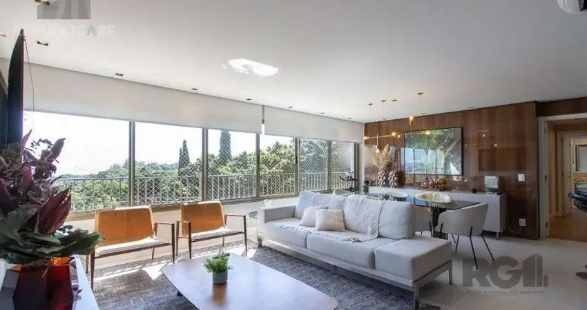 Apartamento à venda no bairro cavalhada com 126 m² e 3 dormitórios/quartos.