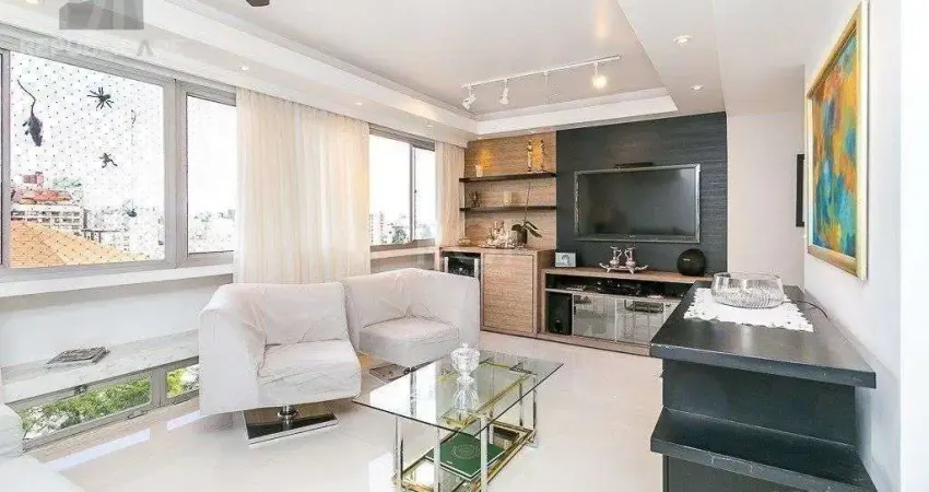 Apartamento à venda no bairro petrópolis com 110m² e 3 dormitórios/quartos disponíveis