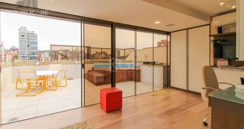 Cobertura à venda no menino deus com 252 m² e 3 dormitórios/quartos disponíveis.