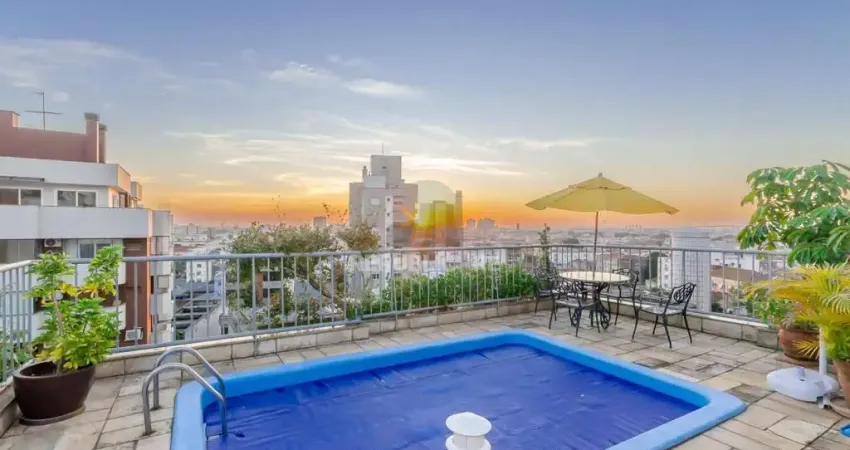 Cobertura de 296 m² à venda no bairro são joão com 3 dormitórios/quartos disponíveis