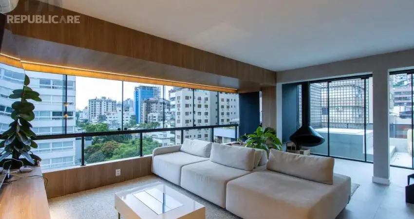 Apartamento cobertura à venda no bairro bela vista com 113 m² e 1 dormitório/quarto.