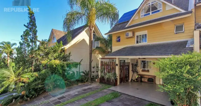 Casa de condomínio à venda no bairro teresópolis, 301 m² e 3 dormitórios/quartos