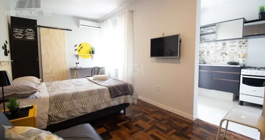 Apartamento à venda no bairro azenha com 30m² e 1 dormitório/quarto disponível.