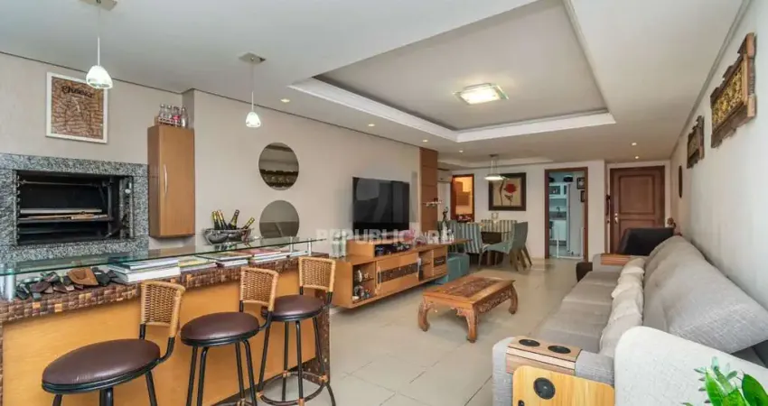 Apartamento à venda no bairro higienópolis com 128 m² e 3 dormitórios/quartos.