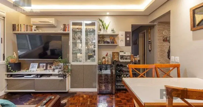 Apartamento à venda no bairro menino deus com 60 m² e 2 dormitórios/quartos.
