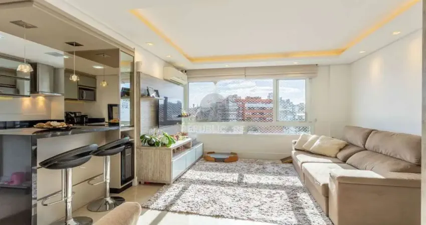 Apartamento semi mobiliado com 2 quartos de bairro Petrópolis