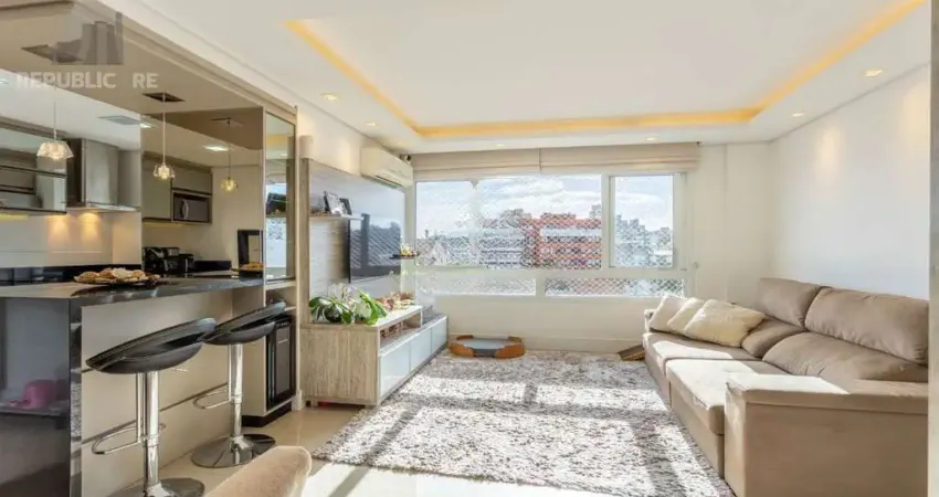 Apartamento à venda no bairro petrópolis com 66 m² e 2 dormitórios/quartos disponíveis.