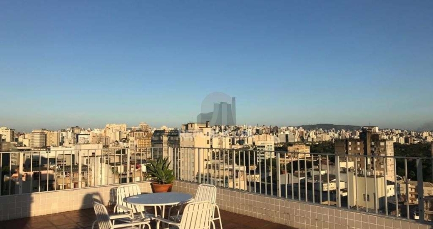Apto com 01 dormitório , Terraço coletivo com linda vista .