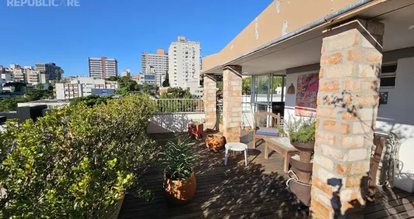 Apartamento cobertura à venda no bairro moinhos de vento com 171m² e 2 dormitórios/quartos.