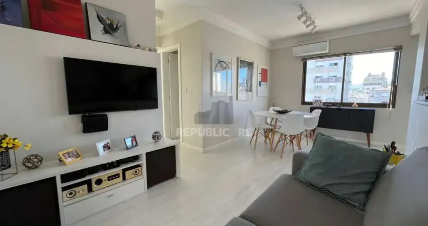 Vende-se apartamento com 2 quartos, suíte e sacada com churrasqueira – 74 m² - B