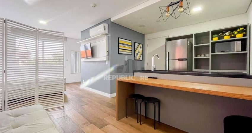 Apartamento mobiliado na Av. Loureiro – completo, moderno e com área de lazer!