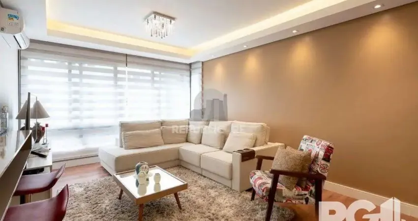 Apartamento de 3 dormitórios com suíte e churrasqueira, lavabo e 2 vagas de gara