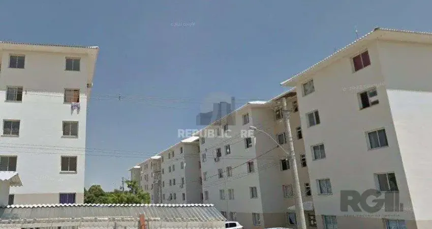 Apartamento à venda na restinga com 46 m² e 2 dormitórios/quartos disponíveis.