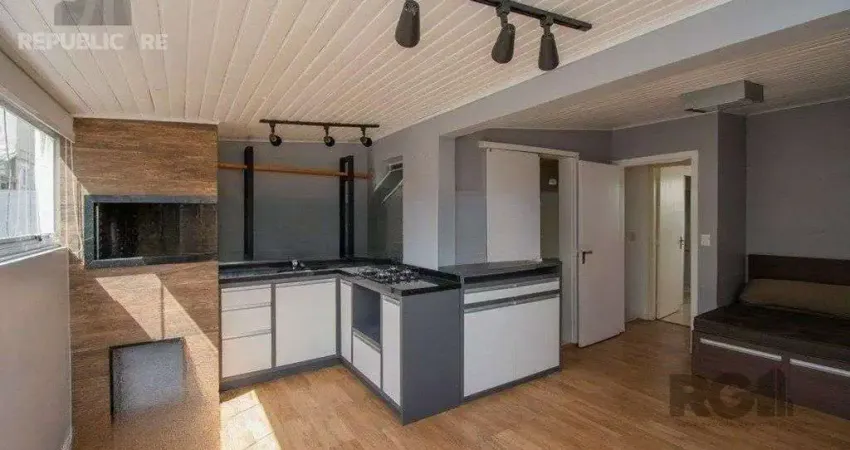 Apartamento à venda no bairro auxiliadora com 87 m² e 2 dormitórios/quartos.