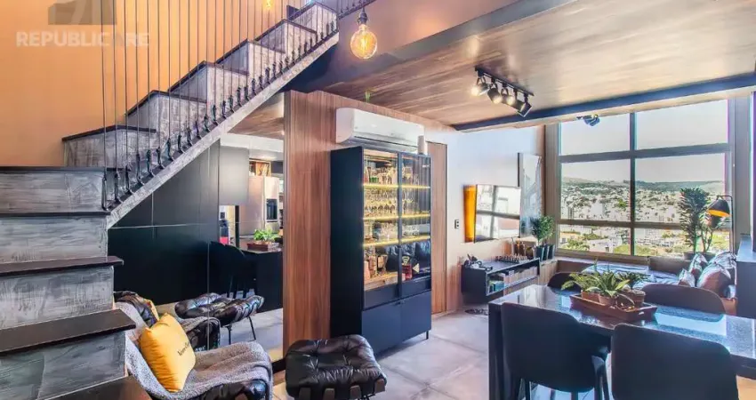 Apartamento cobertura à venda no bairro petrópolis com 129 m² e 2 dormitórios.