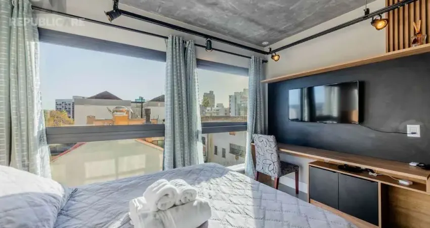 Apartamento studio à venda no bairro petrópolis com 28 m² e 1 dormitório/quartos.