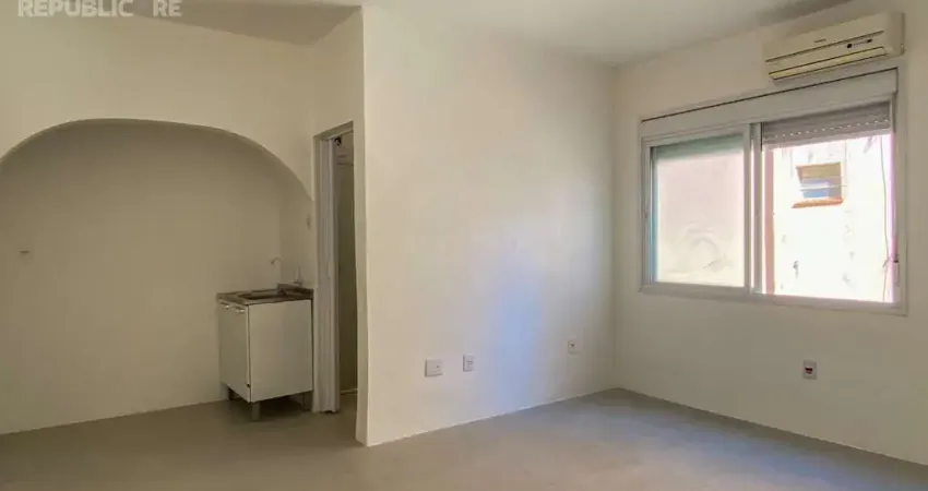 Apartamento à venda no bairro cidade baixa com 27 m² e 1 dormitório/quarto.