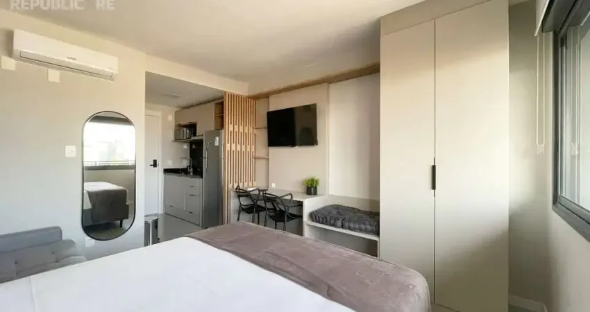 Apartamento à venda no bairro rio branco - 26m² e 1 dormitório/quarto