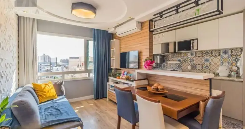 Apartamento à venda no Menino Deus com 55m² e 2 dormitórios/quartos disponíveis