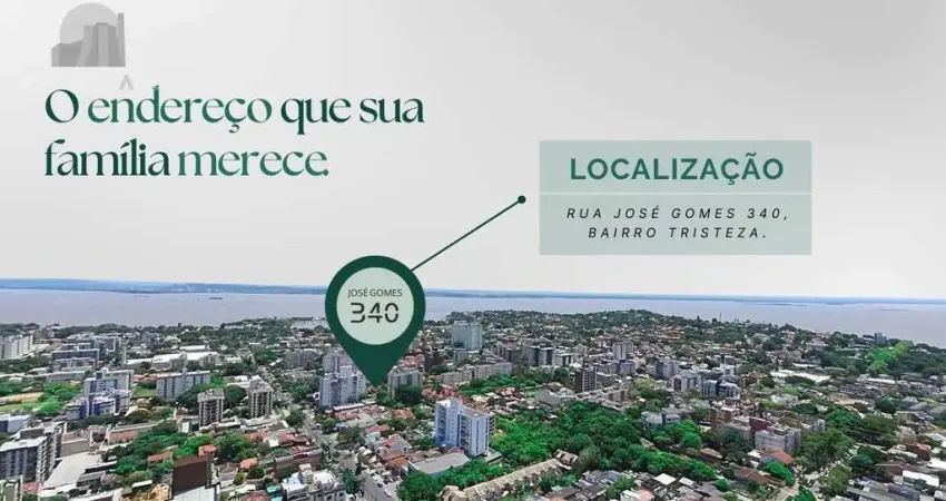 Apartamento à venda no bairro Tristeza com 96 m² e 2 dormitórios/quartos disponíveis