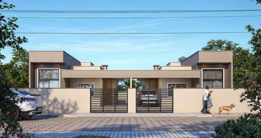 Casa com 2 dormitórios sendo 1 suíte - bairro quinta dos açorianos