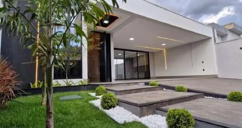 Bela casa de alto padrão localizada no setor moinho dos ventos goiânia com 4 suítes plenas