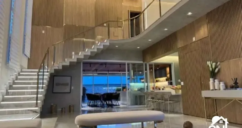 Explendida casa sobrado porteira fechada de alto padrão no condomínio jardins lisboa go.