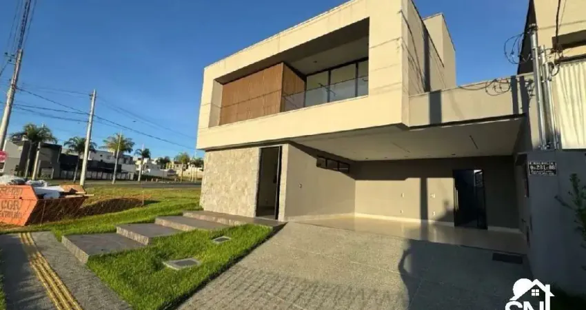 Belíssimo sobrado com 4 suítes mais escritório no jardins capri - senador canedo go.