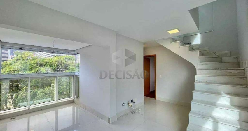 Cobertura à venda, 2 quartos, 1 suíte, 3 vagas, Serra - Belo Horizonte/MG