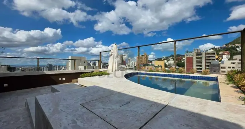 Cobertura à venda, 4 quartos, 1 suíte, 3 vagas, sion - belo horizonte/mg