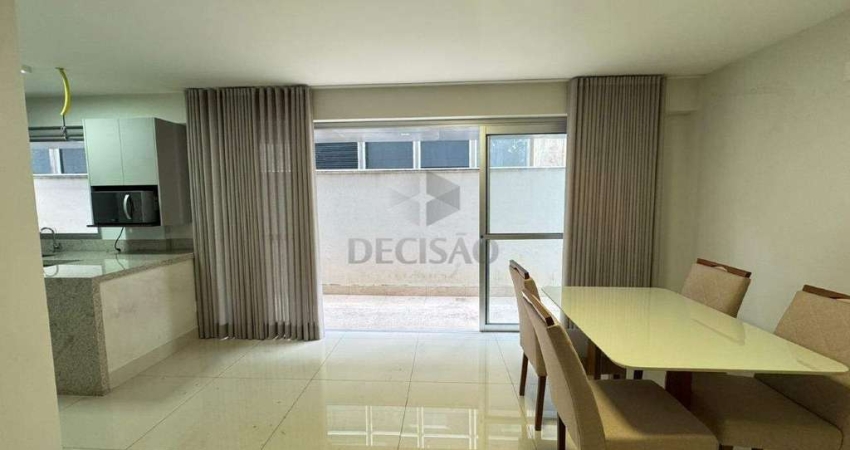 Apartamento 2 Quartos para aluguel, 2 quartos, 1 suíte, 2 vagas, Lourdes - Belo Horizonte/MG