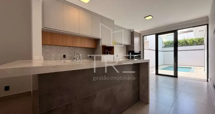 Casa térrea com piscina à venda em condomínio fechado em paulínia