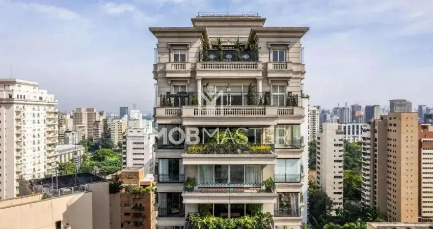 Apartamento com 826 m², 5 suítes à venda no bairro jardim paulistano.
