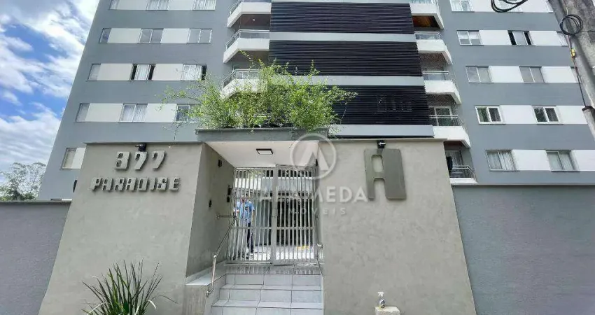 Apartamento com 2 dormitórios para alugar, 128 m² por r$ 3.141,05/mês - jardim blumenau - blumenau/sc