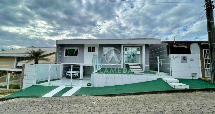 Casa com 2 dormitórios para alugar, 74 m² por R$ 3.525,00/mês - Fortaleza - Blumenau/SC