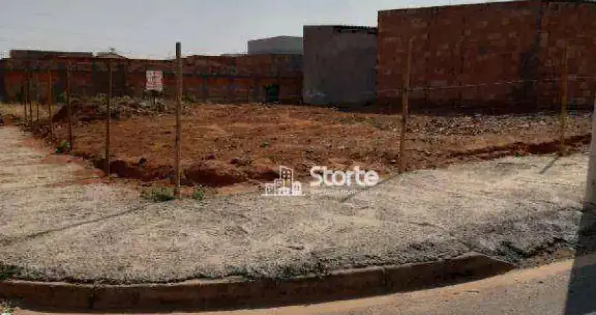 Terreno de esquina à venda, 250m² por r$ 210.000 com opção do ágio - são bento - uberlândia/mg