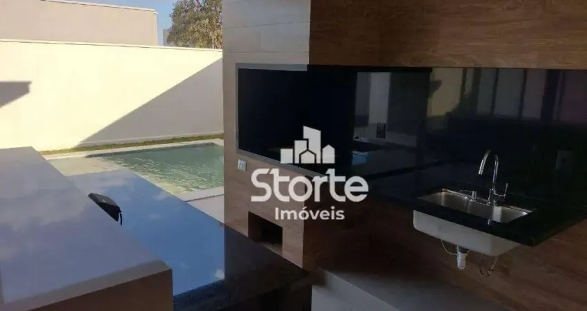 Casa com 3 suítes à venda, 240m² por r$ 2.400.000 - condomínio gsp arts - uberlândia/mg