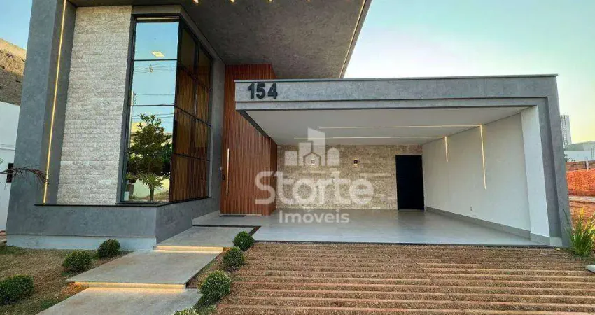 Casa com 3 suites à venda, 208 m² por r$ 2.180.000 - condomínio splêndido - uberlândia/mg