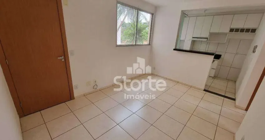 Apartamento com 2 dormitórios à venda, 43 m² por r$ 160.000 - jardim holanda - uberlândia/mg