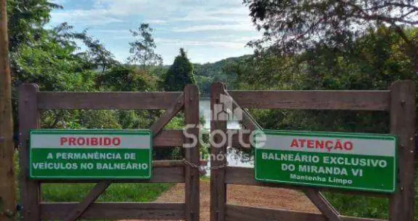 Chácara com 2 dormitórios à venda, 1400 m² por r$ 260.000,00 - represa de miranda - uberlândia/mg